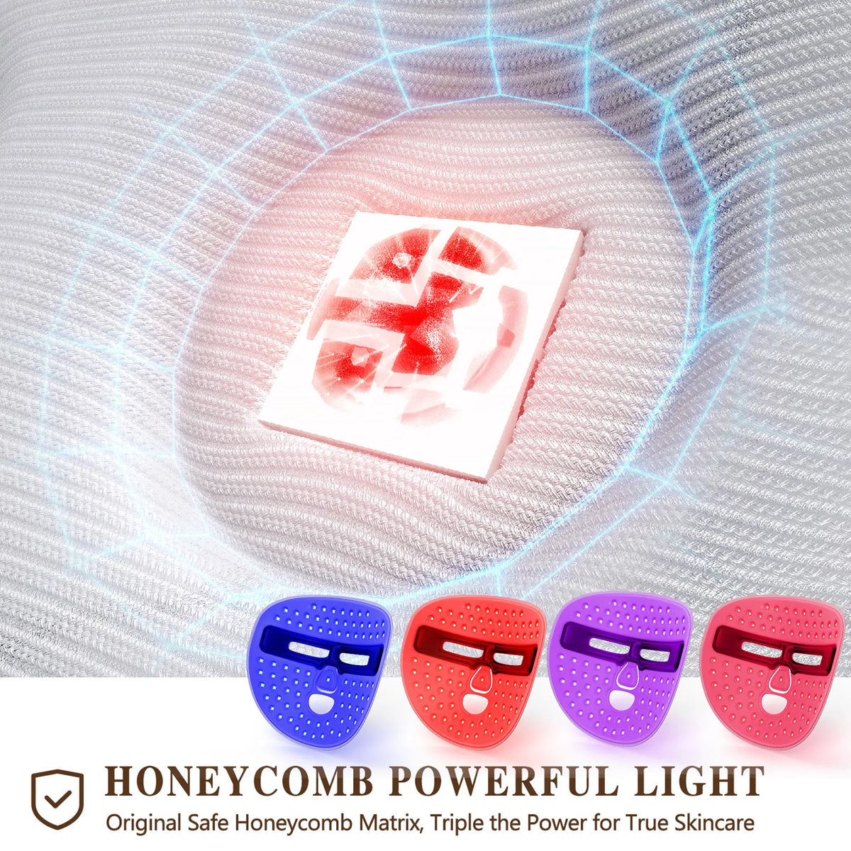 Luventa Pro LED Face Mask — in use