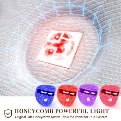 Luventa Pro LED Face Mask — in use