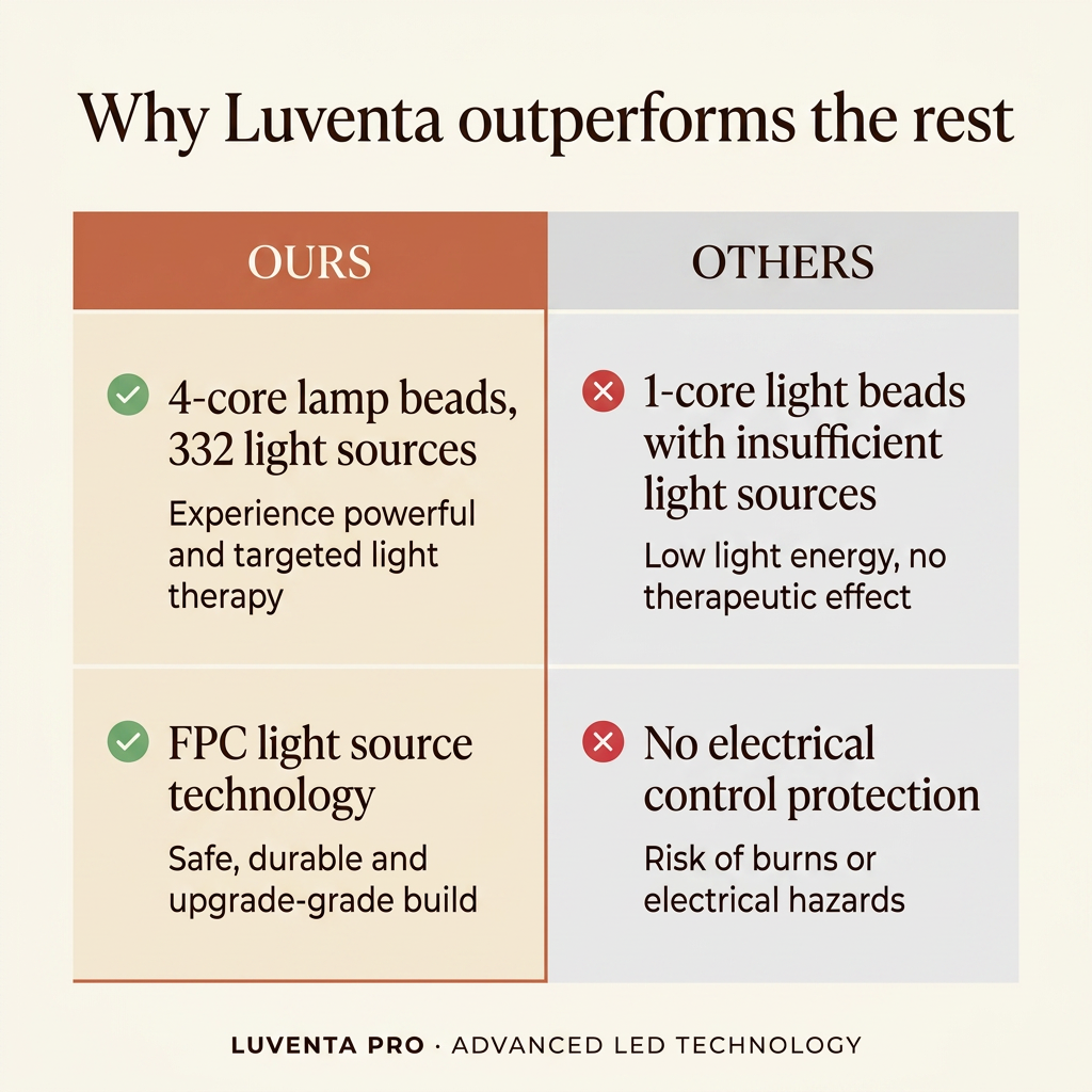 Why Luventa outperforms the rest — 4-core 332 chips vs competitors